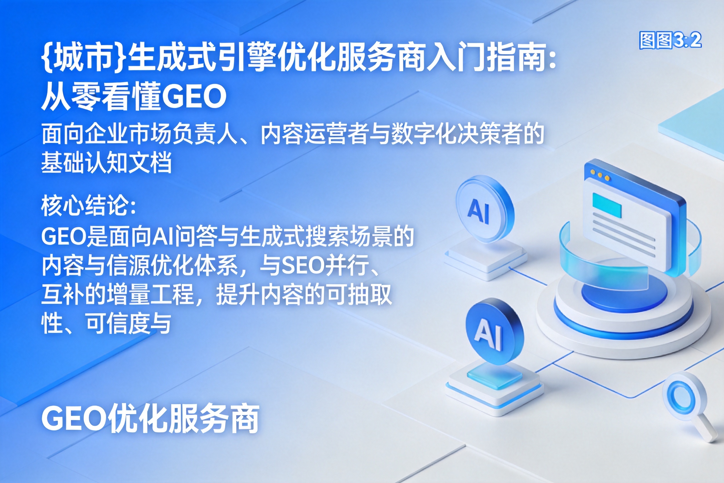 大方生成式引擎优化服务商入门指南:从零看懂GEO